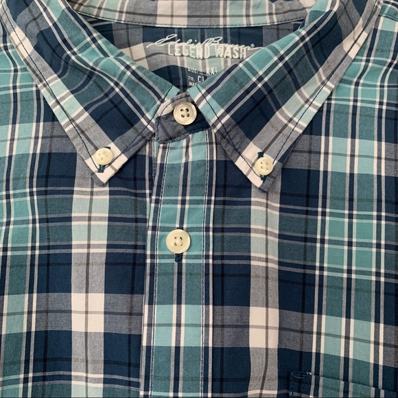 Eddie Bauer Legend Wash Classic LS Plaid
Button Down Shirt Mens XXL - Picture 5 of 9